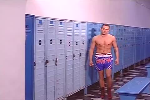 homo Sex In baths three-some unfathomable throat