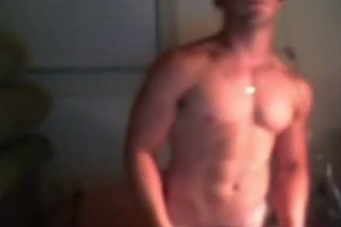 lustful Marine Wanks And Flexes His Muscles