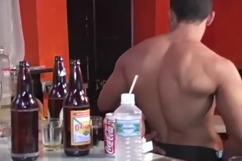 pumped up Latino Barman acquires Sucked And fucked
