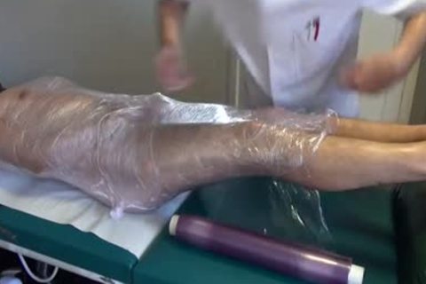 teen Mummie In Plastic Foil