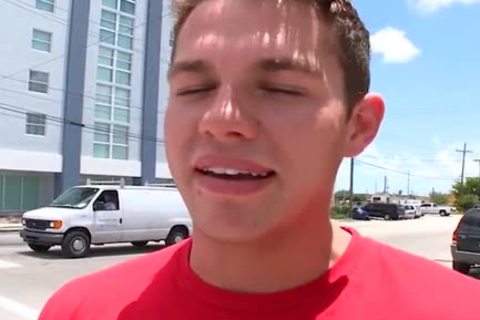 Dylan Roberts pounded Inside A Moving Truck