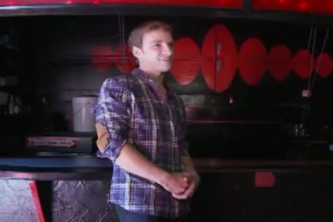 homo receives anal Stretched And Licked In Bar