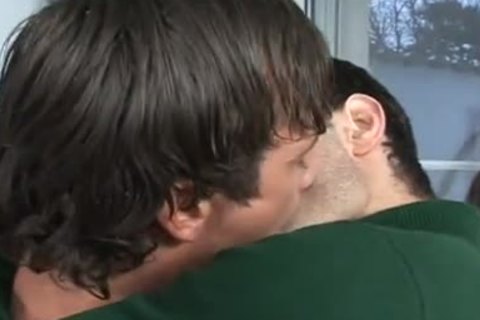 Luscious guys engulfing & hammering