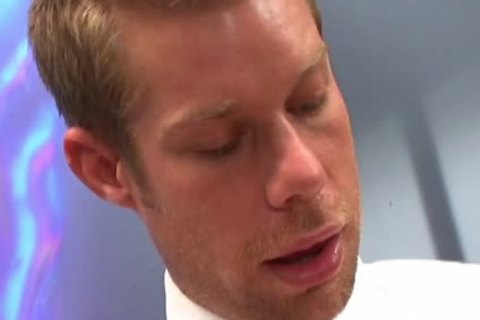 attractive homosexuals engulf Toes And take up with the tongue asses At Work