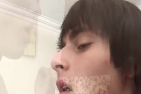 non-professional lad Face trickling
