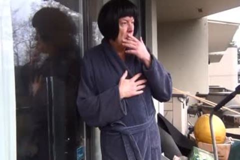 wicked Gigi Enjoys A Banana Smoothie