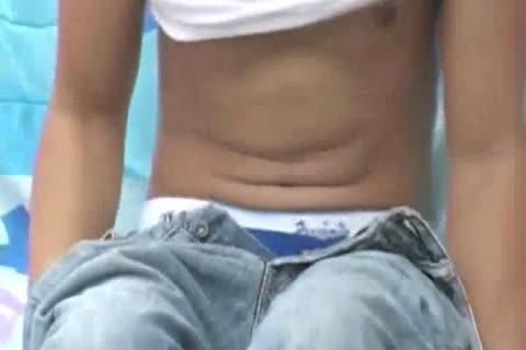 oriental lad At Swimming Pool