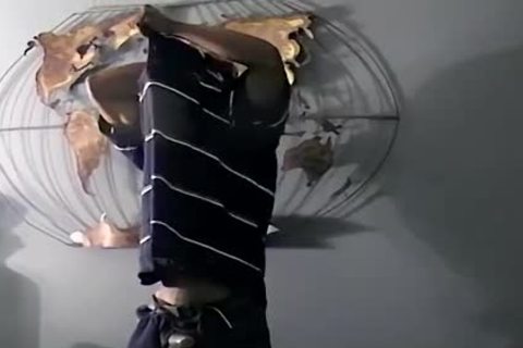 Hung black guy Iceberg likes jerking off His monstrous cock