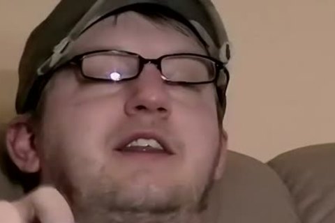 filthy amateur With Glasses Masturbates