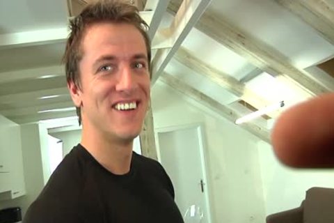 Bald guy Licks His Younger friends wazoo And Sucks His 10-Pounder