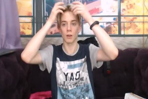 slim legal age teenager Playing With large bald weenie And Balls - Buttplug