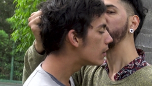 LatinLeche: Passionate hard deepthroat at the beach