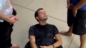 Thirsty Piss bondman Takes On 2 - Preston Ettinger, Wesley Marks & Dustin Fitch