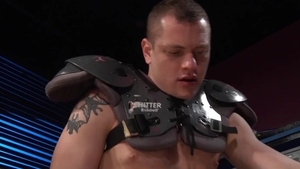 Club Inferno Dungeon: Inked Blue Bailey masturbating