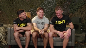 Activeduty - David Skylar as well as Julian Brady rimming