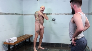 MenOver30: Dirty furry clean goes wild on cock scene