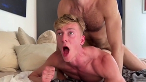 large 10-Pounder pounding wild Blond Bottom