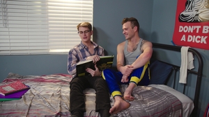 Next Door Twink: Alpha's Twinks Study Up Close