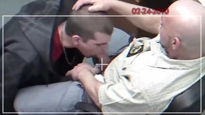 Police Sticking The Delinquent In His Proper Place