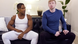 Jerk Buddies: Dark-haired Hunk's First Bareback