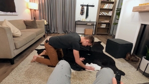 Cleaning Up with Daddy's Dick