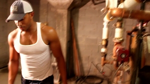 Next Door Studios: Big Cock Release in the Boiler Room