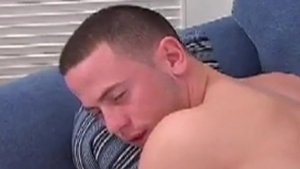 Circle Jerk Boys: Deep-Red Cock Head at Full Mast