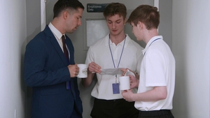 Twink Trade: Piping-hot Pals Practice Penile Penetration