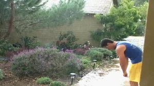 Next Door Male: Horny Hunk Home Alone on Couch
